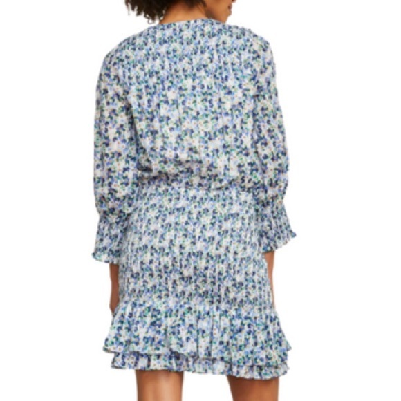 SOLD Veronica Beard
DARRAH SMOCKED DRESS IN COBALT MULTI new without tags - Picture 2 of 6